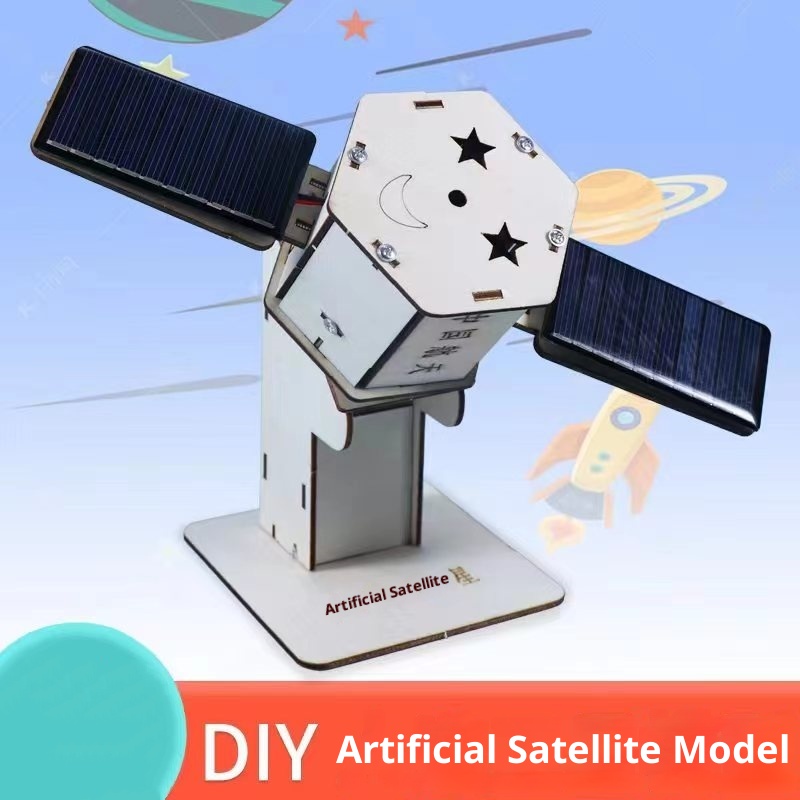 Kit de ensamblaje de satélite  - Science Toys Diy reseña y precio