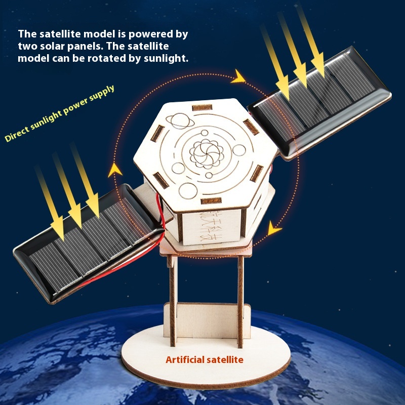 Kit de ensamblaje de satélite  - Science Toys Diy reseña y precio