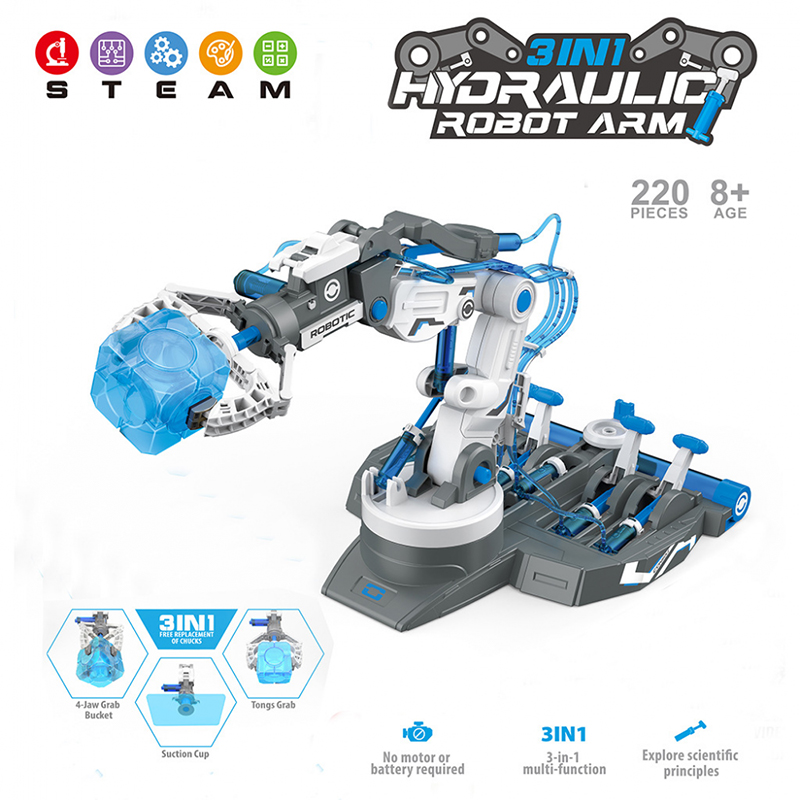 DIY ensamblado brazo mecánico  - Science Toys Diy reseña y precio