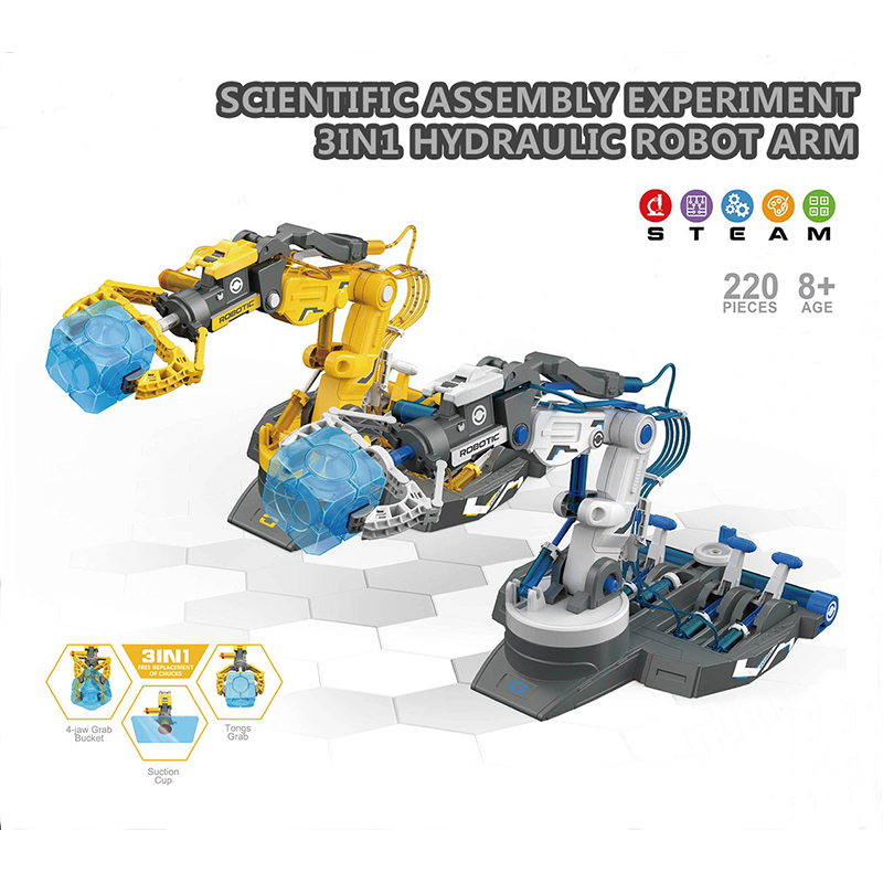 DIY ensamblado brazo mecánico  - Science Toys Diy reseña y precio